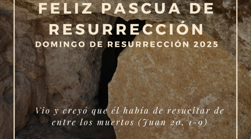 Feliz Pascua Domingo de Resurrección 2025